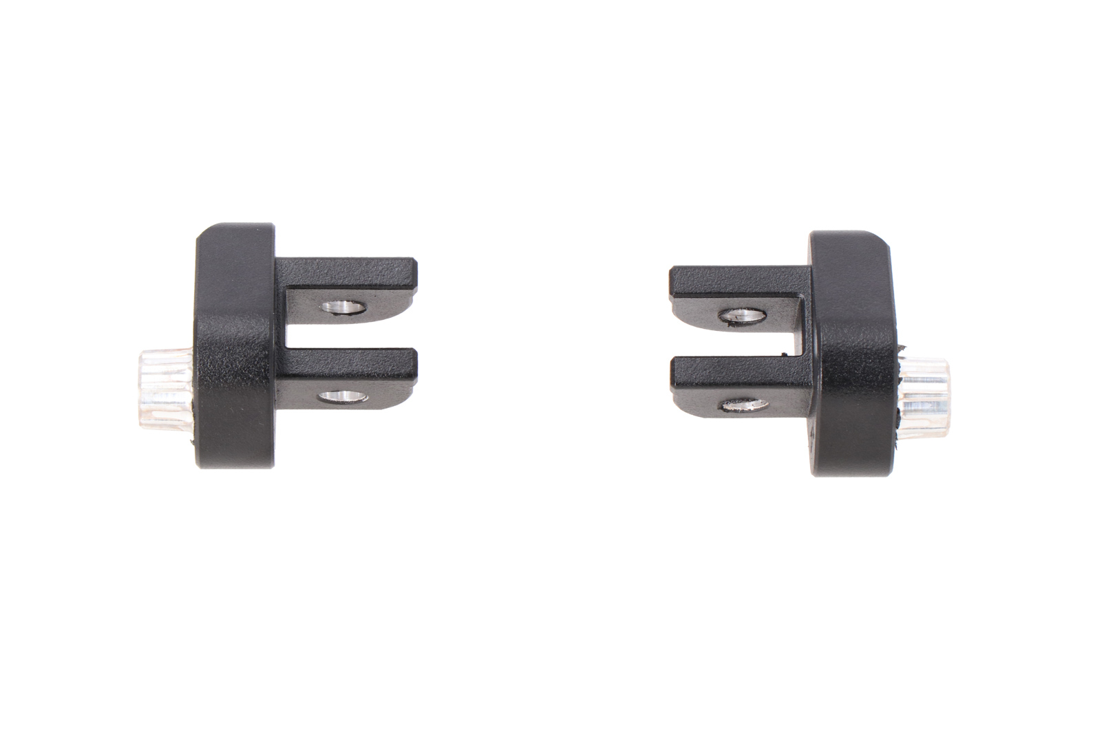 Mounting kit for EVO footrest – Black. Aprilia, BMW, Suzuki models.