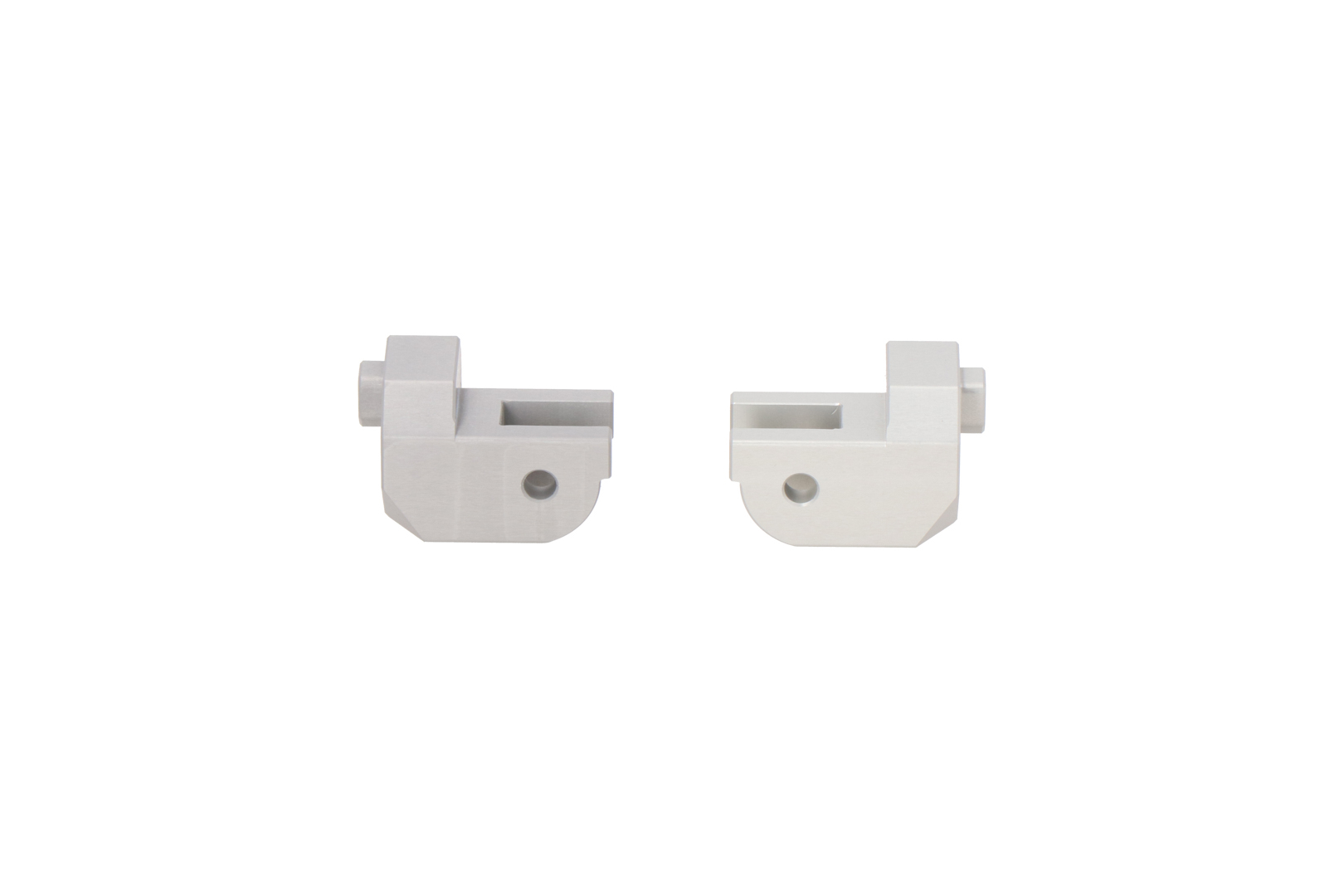 Mounting kit for ION footrest – Silver. Ducati models/ Benelli TRK 502 X (18-).