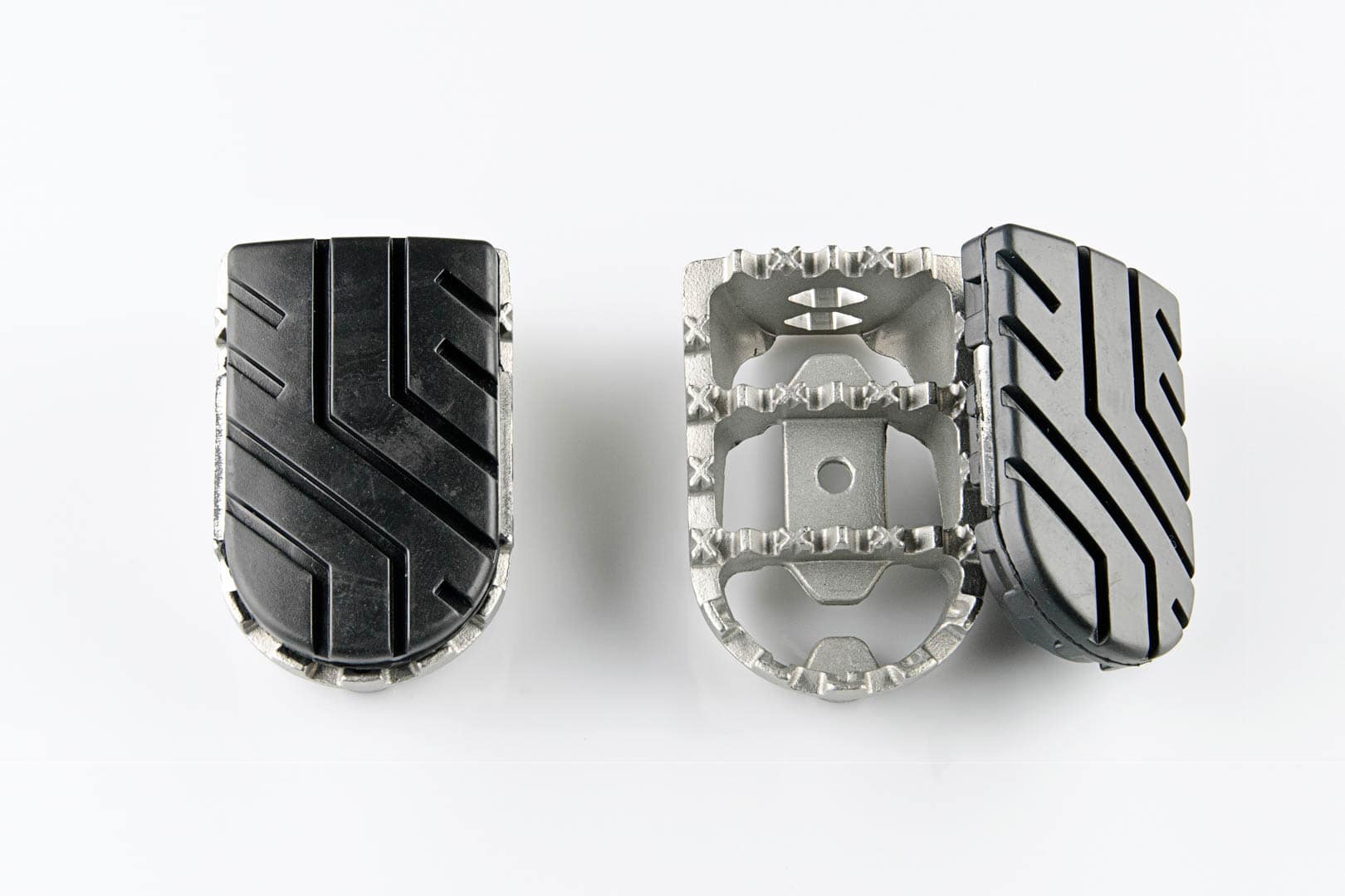 ION footrest kit – Silver. Honda CRF1100L Africa Twin / Adv Sports.