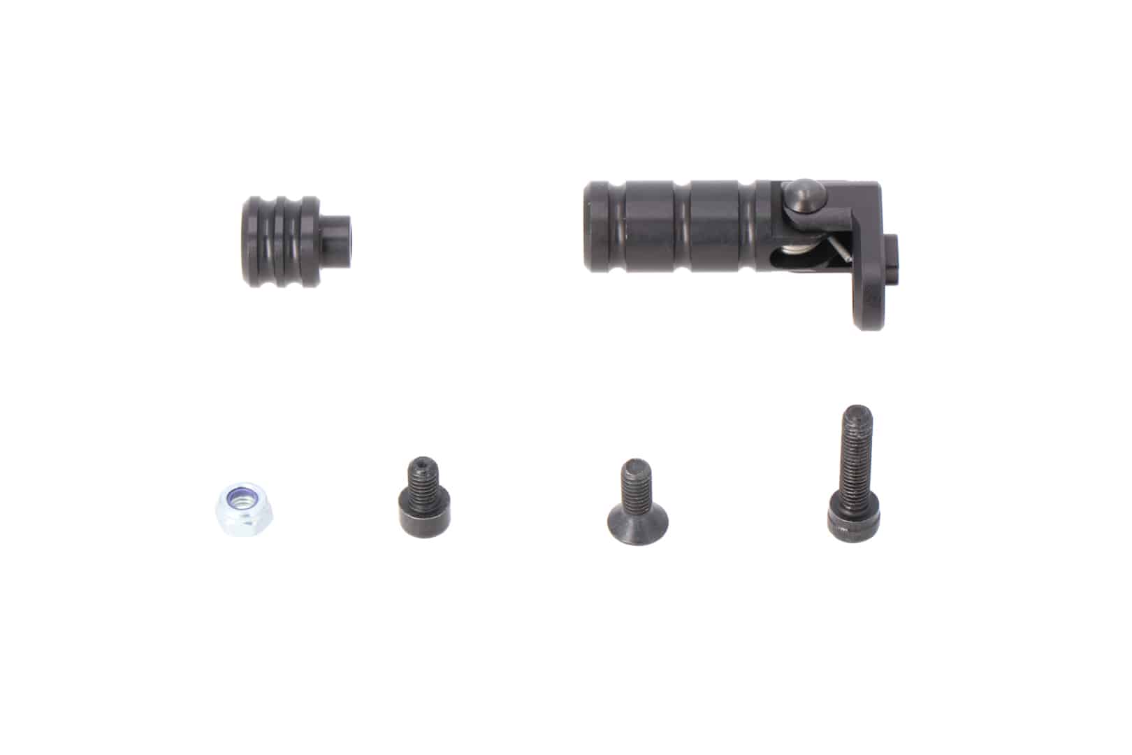 Gear lever tread – Black. Smooth. Incl. extension.
