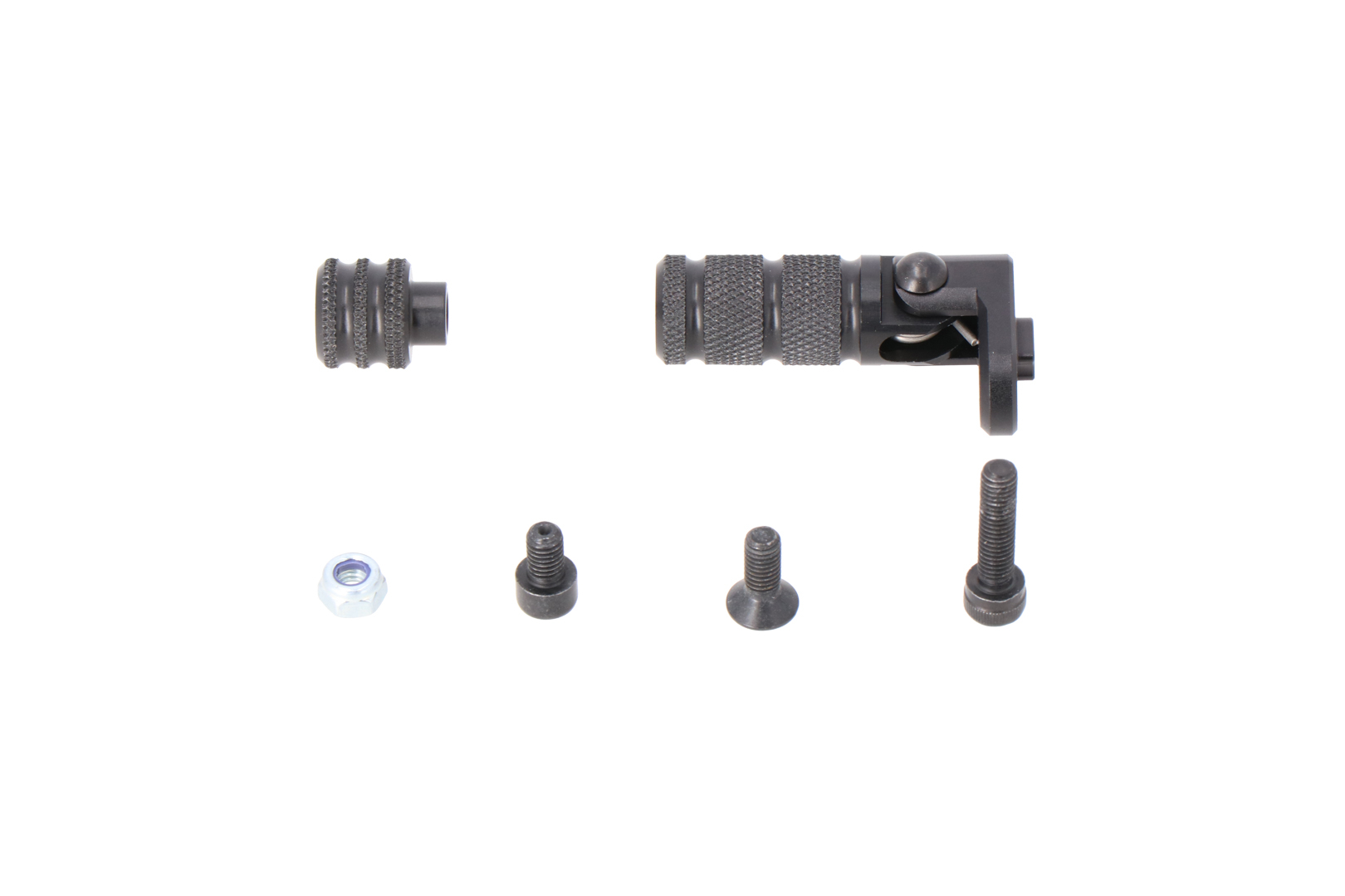 Gear lever tread – Black. Knurled. Incl. extension.