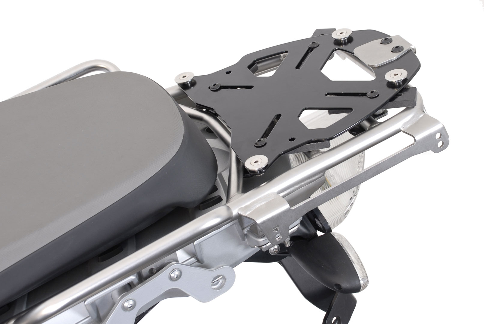 Adapter plate for tubular racks – For TRAX top case. Universal.