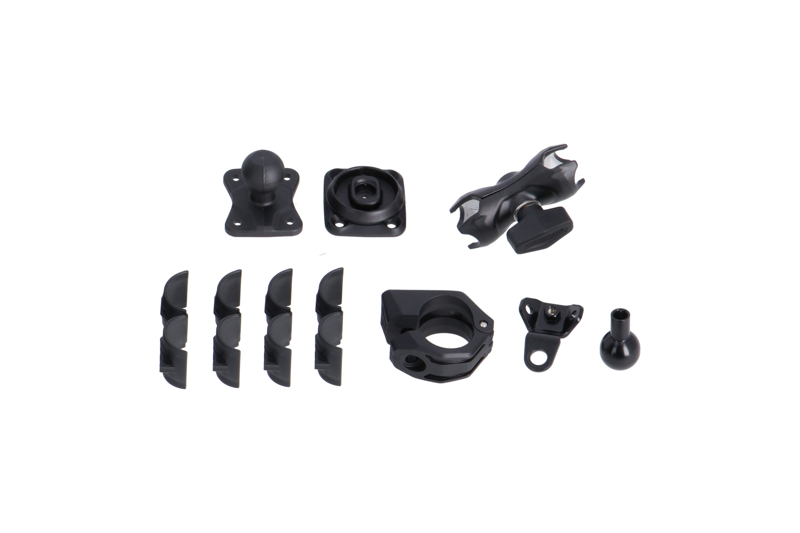 Universal GPS mount kit with T-Lock – Incl. 2″ socket arm, for handlebar/mirror thread