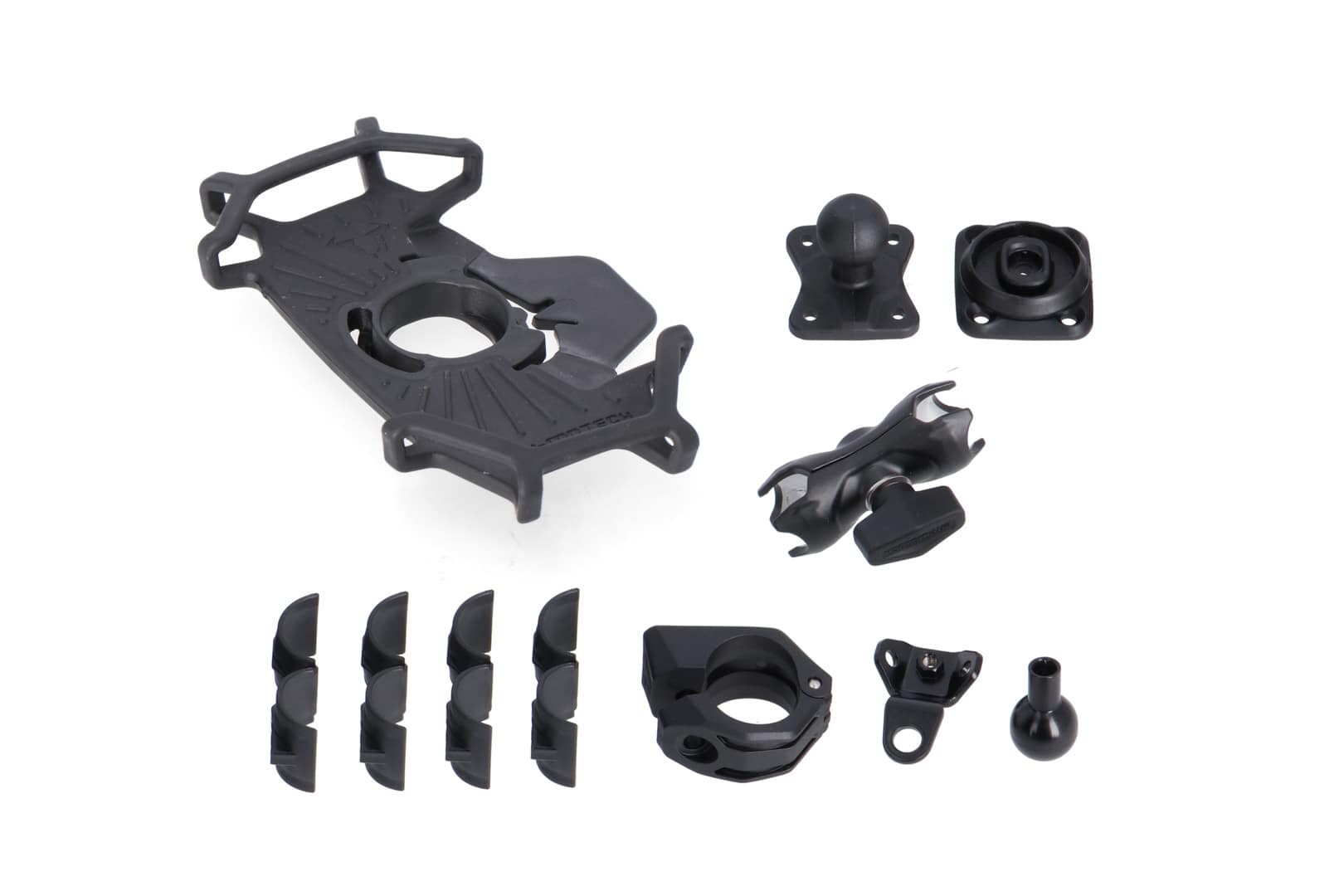 Universal GPS mount kit with T-Lock Smartphone – Incl. 2″ socket arm, for handlebar/mirror thread