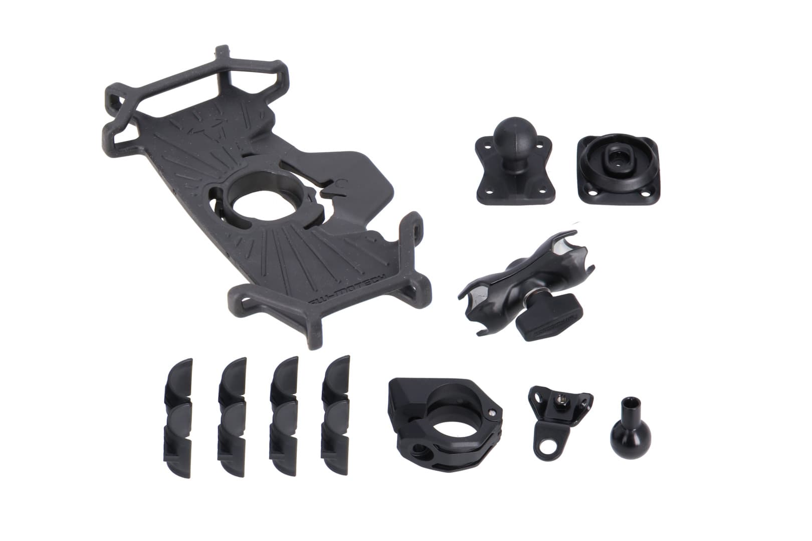 Universal GPS mount kit with T-Lock Smartphone big – Incl. 2″ socket arm, for handlebar/mirror thread