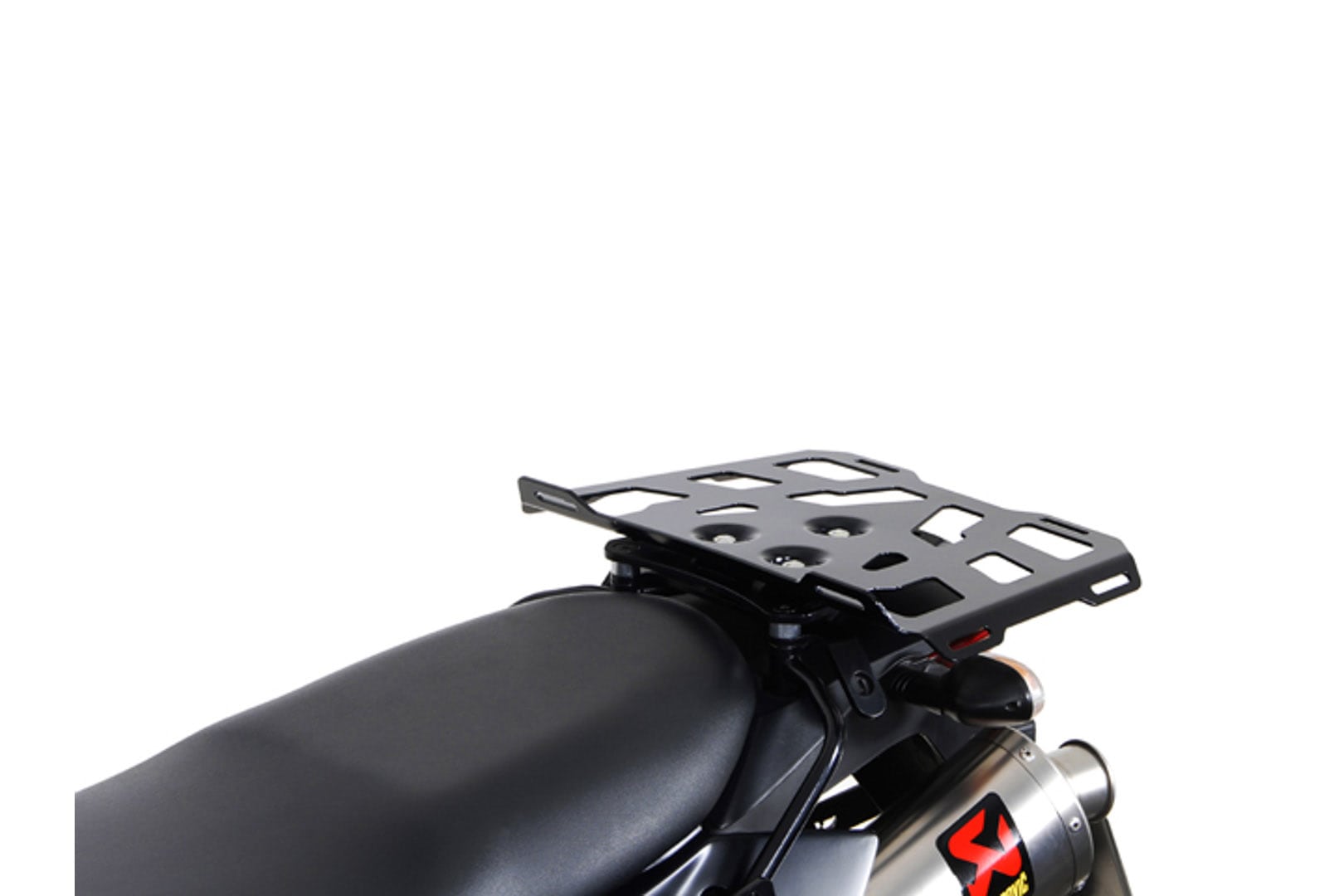 Luggage rack extension for ALU-RACK – 43×27 cm. Aluminum. QUICK-LOCK. Black.