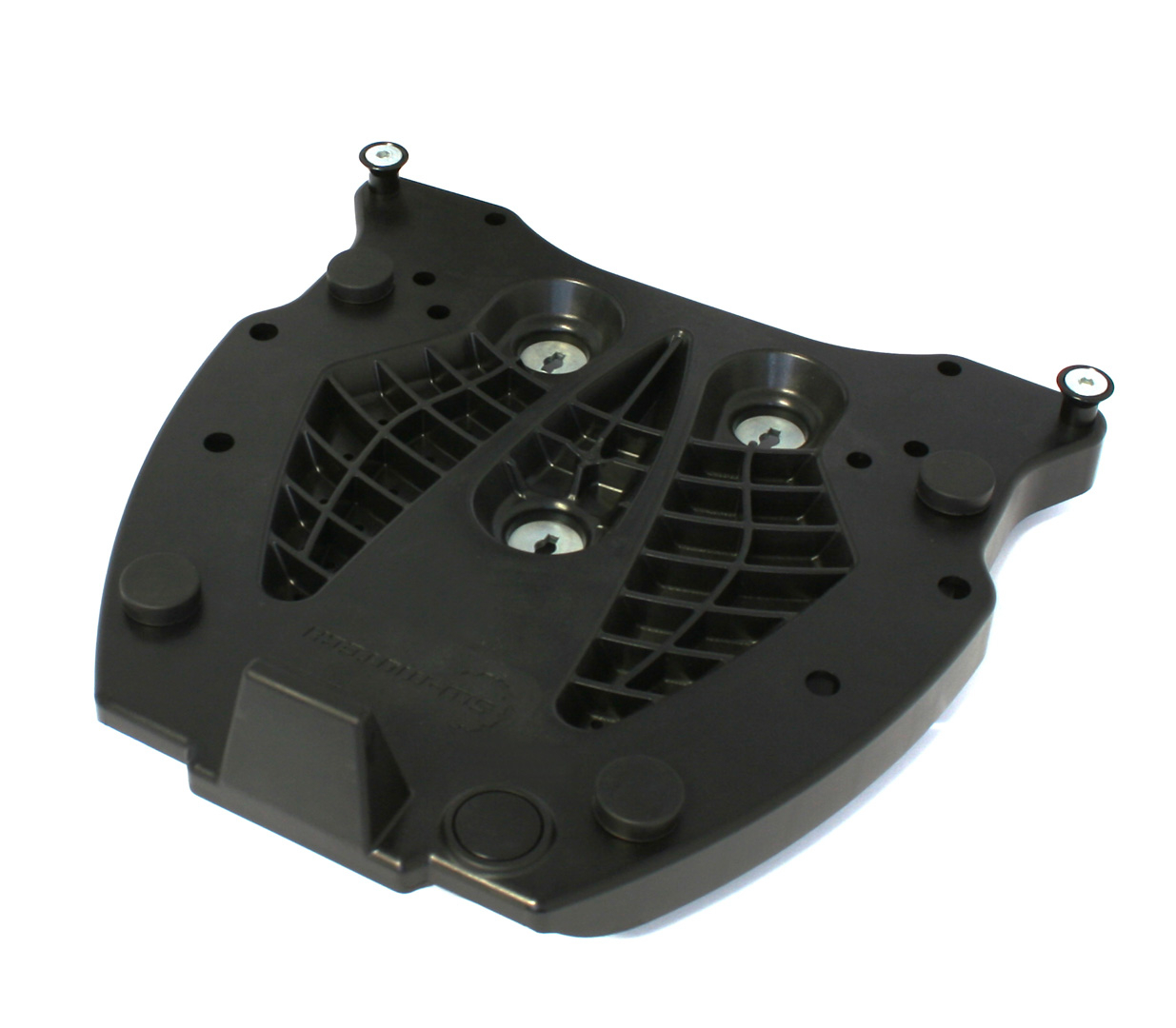 Adapter plate for ALU-RACK – For Givi/Kappa Monokey. Black.