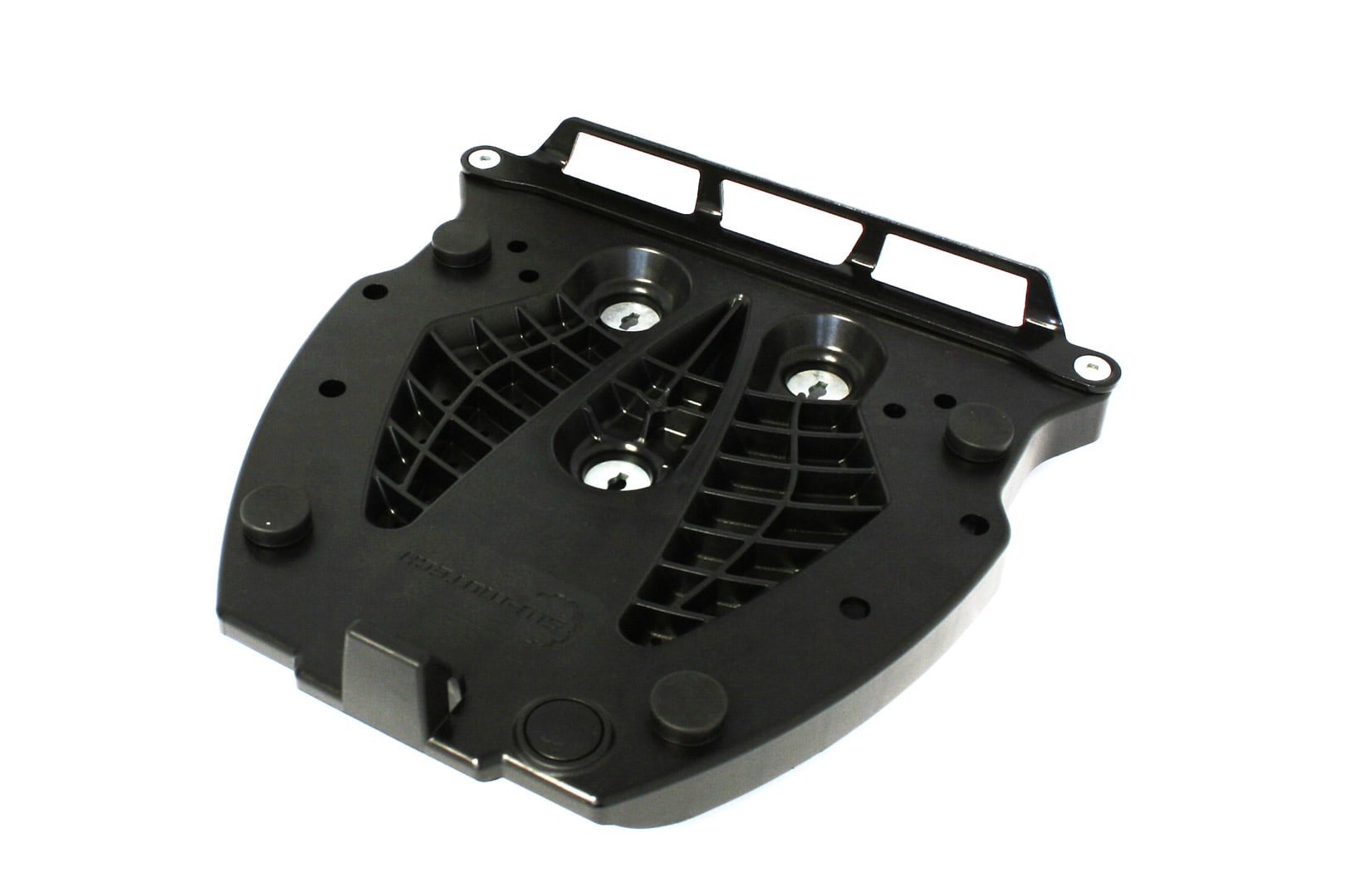 Adapter plate for ALU-RACK – For Givi/Kappa Monolock. Black.