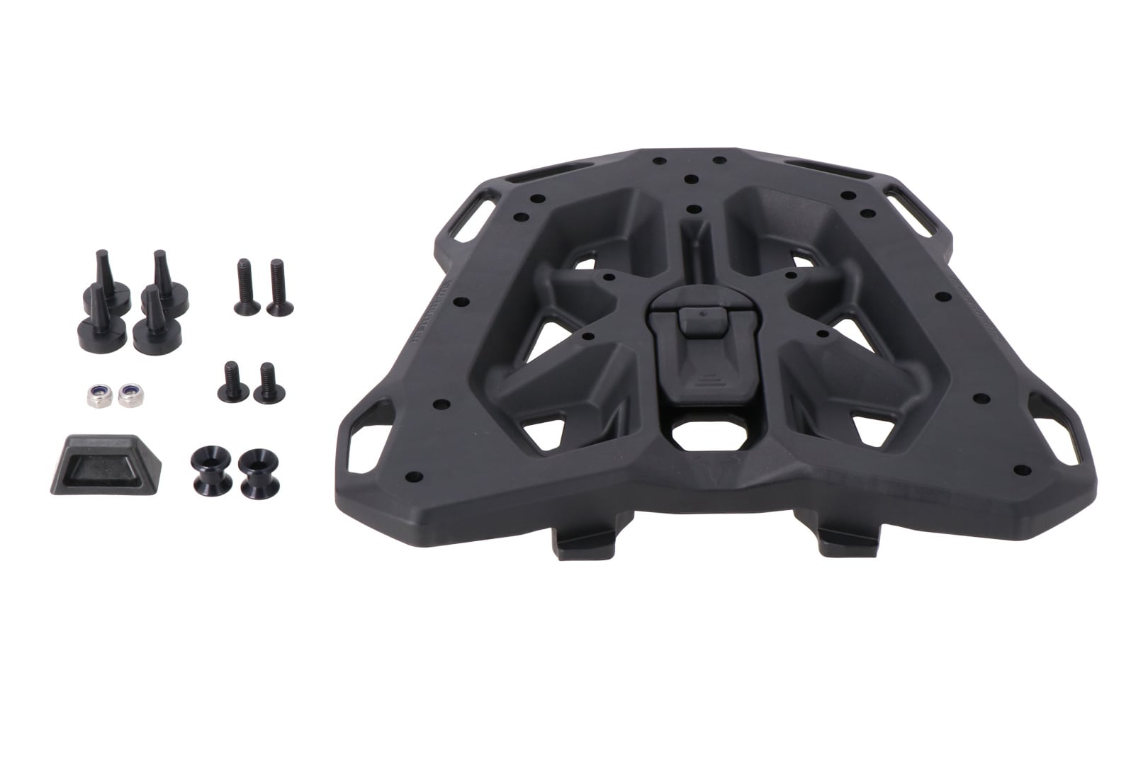 Adapter plate for STREET-RACK – Black. For DUSC mount.