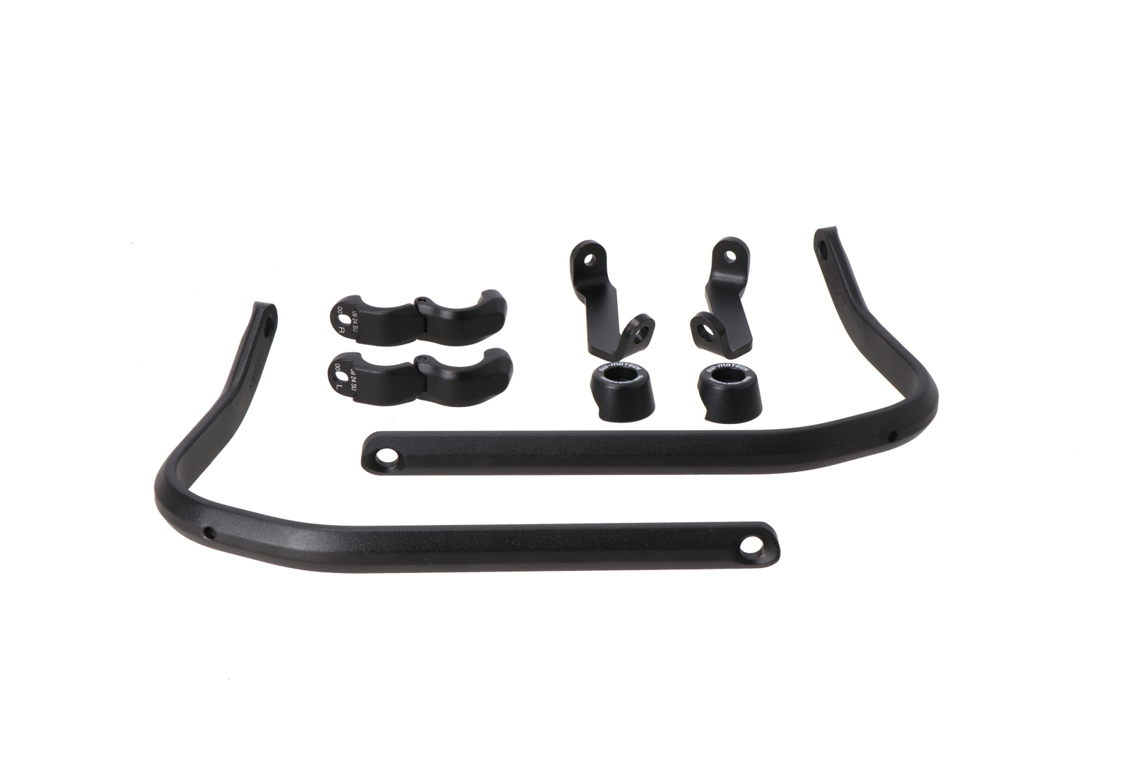 Handguard mounting kit – Black. BMW R1200GS/A, R1200R/S, 1000XR, F900R/XR.