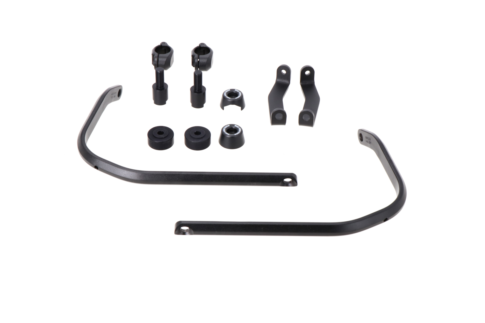 Handguard mounting kit – Black. BMW / Kawasaki / Triumph models.