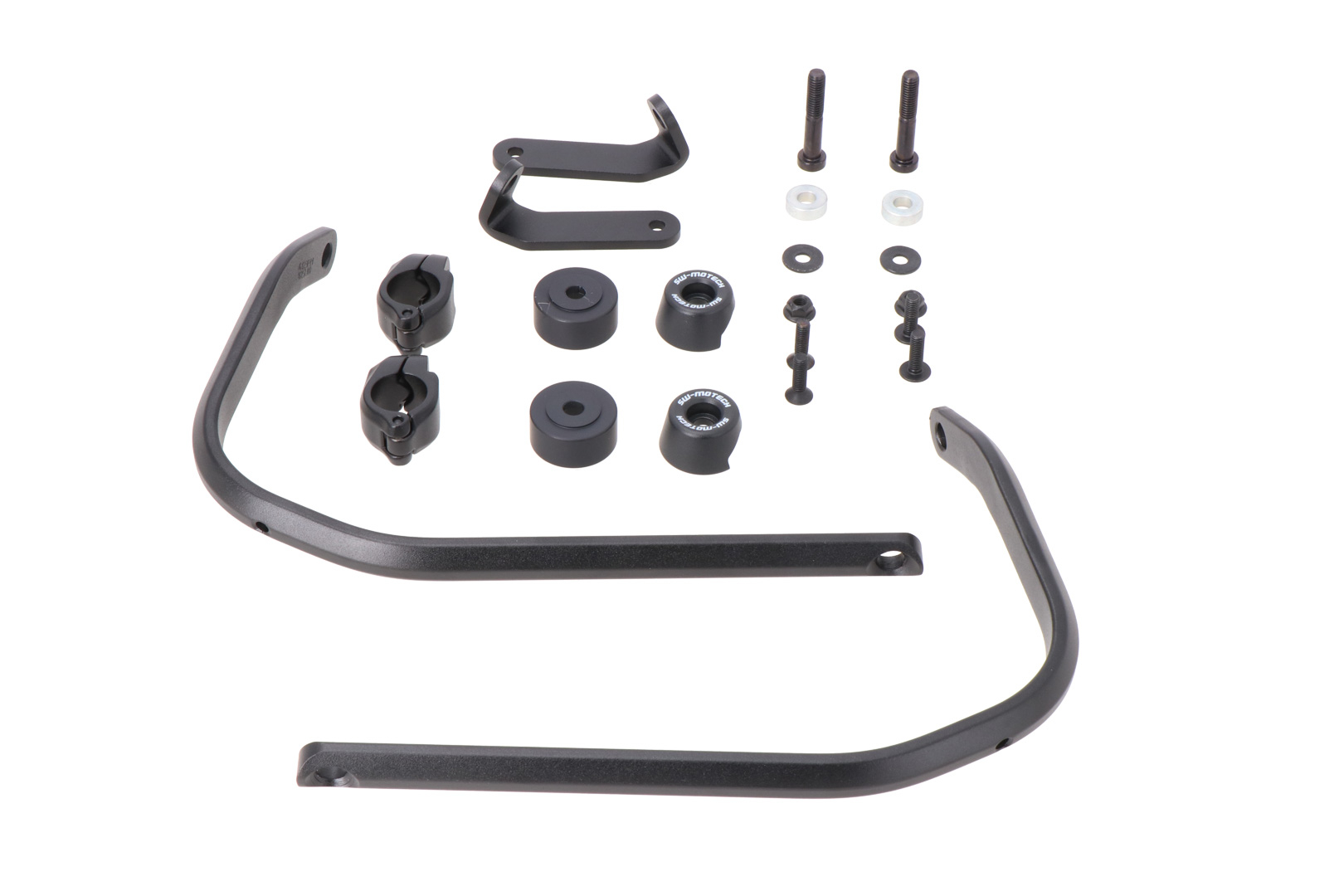 Handguard mounting kit – Black. Kawasaki Versys 650 (07-21).