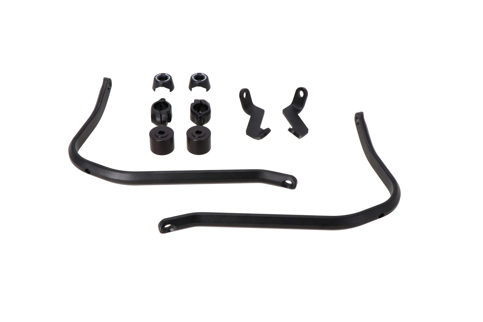 Handguard mounting kit – Black. Yamaha XTZ660, BMW R 1150 GS.