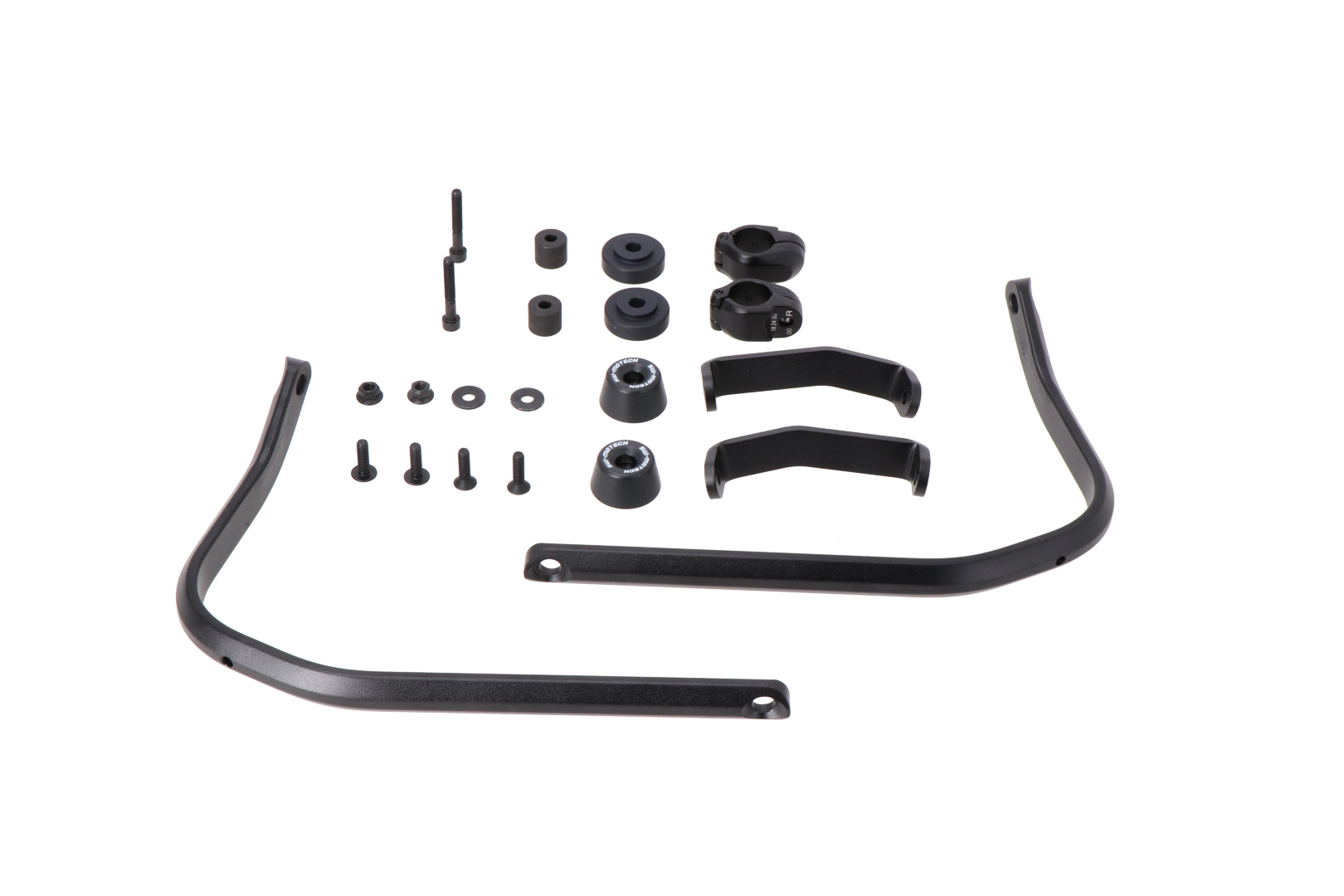 Handguard mounting kit – Black. Honda CRF300L, Triumph Scrambler 400X.
