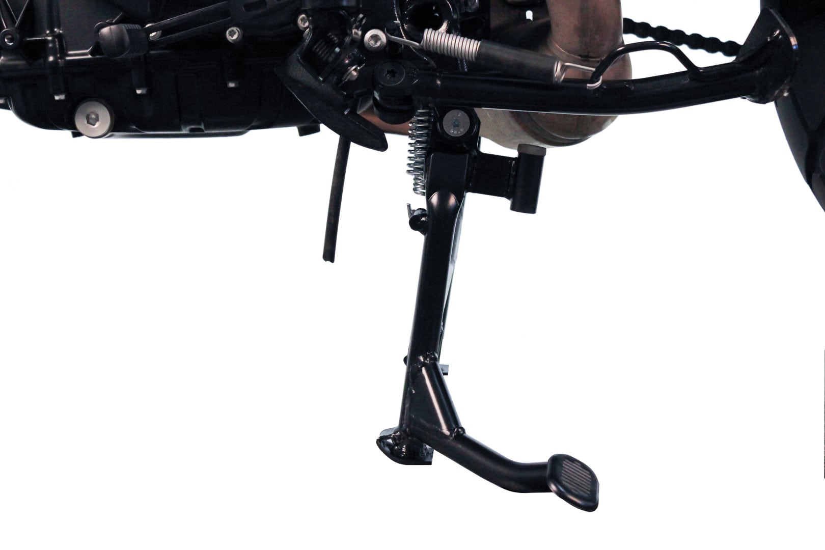 Centerstand – Black. BMW F650/700GS Lower suspension setting.