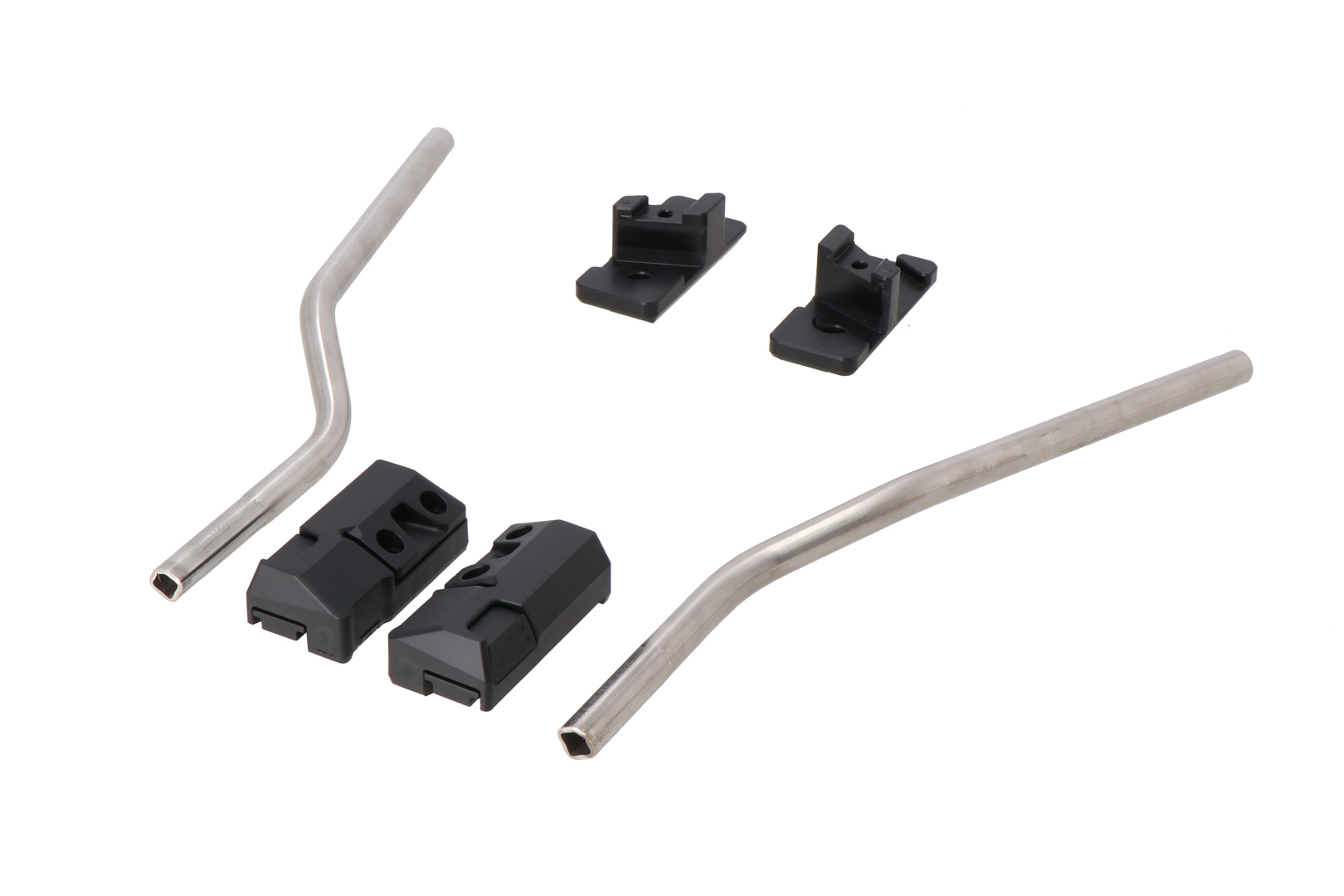 BLAZE panniers spacer bars – Schwarz. Triumph Street Triple 765 (19-).