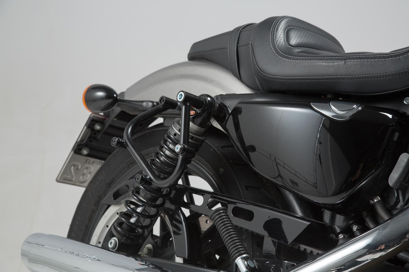 SLC side carrier right – Harley Sportster models (04-).