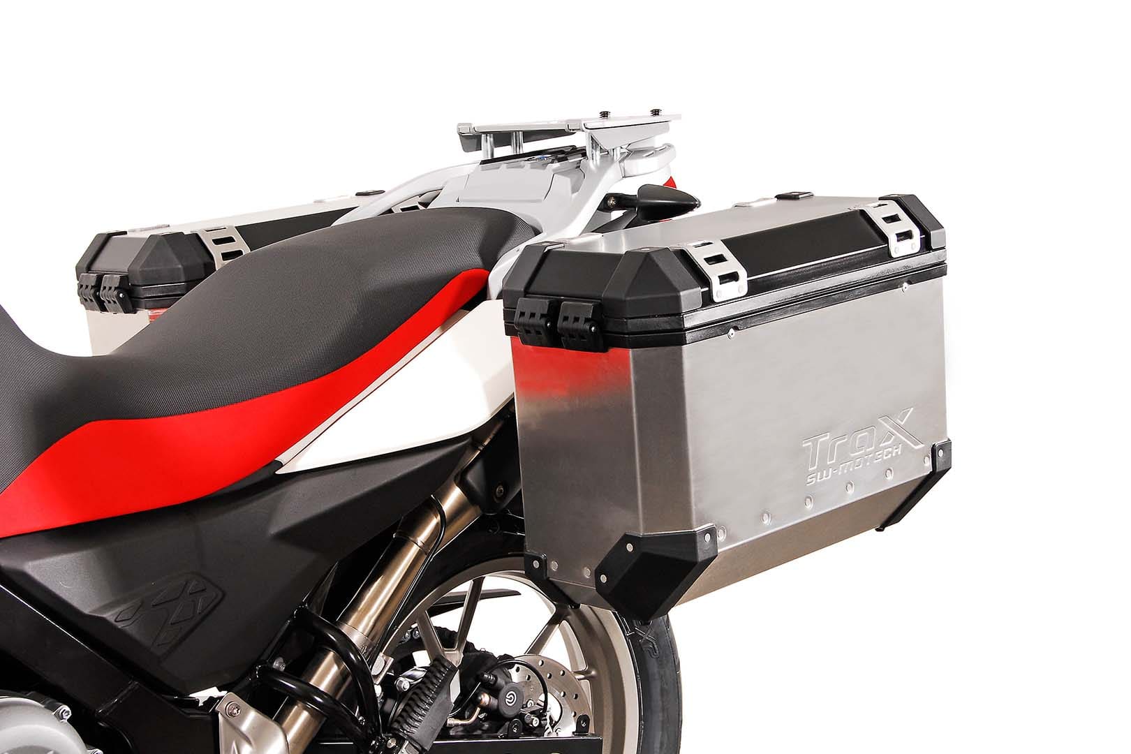 EVO side carriers – Black. BMW F 650 GS (-07), G 650 GS (11-15).