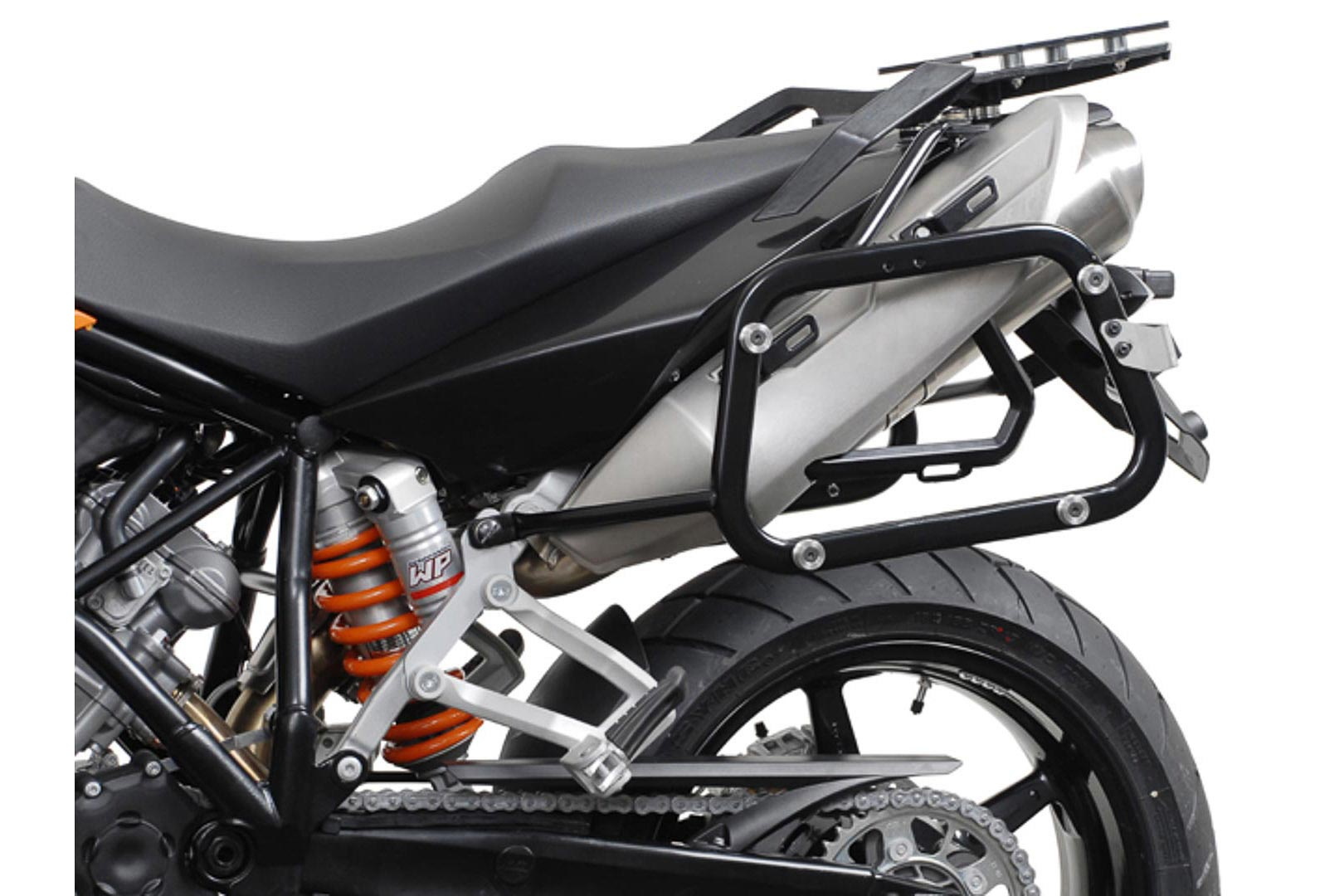EVO side carriers – Black. KTM 990 SM / SM-T / SM-R / 950 SM
