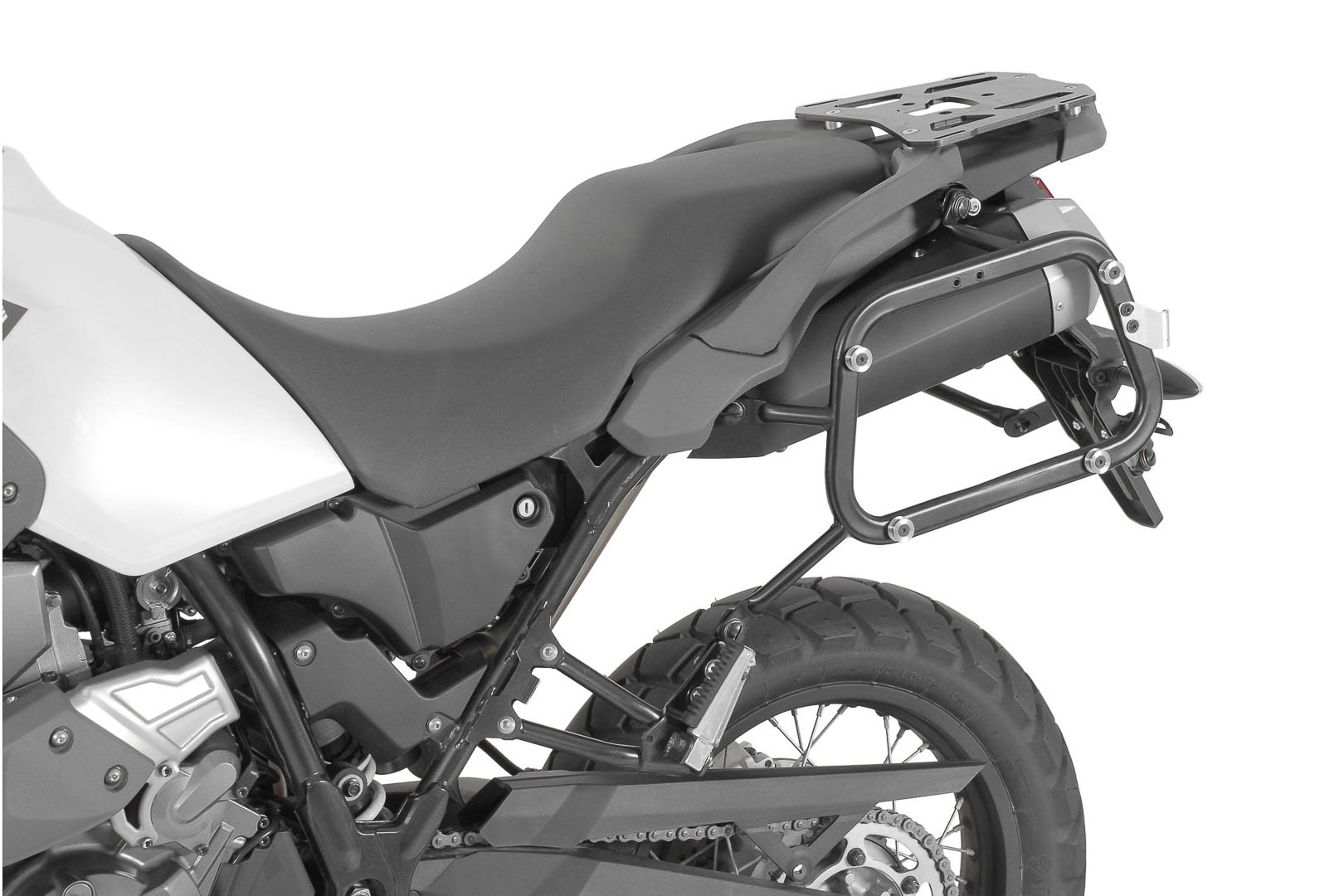EVO side carriers – Black. Yamaha XT 660 Z Ténéré (07-16).