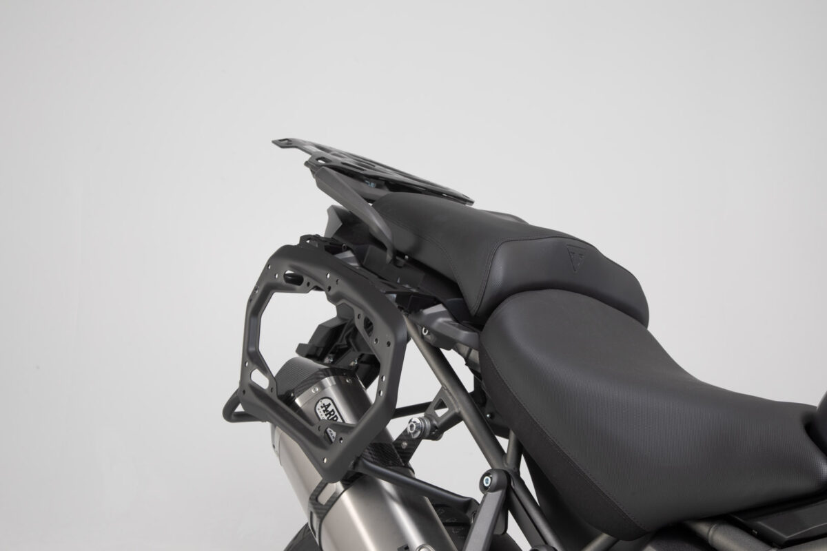 PRO side carrier – Black. Triumph Tiger 1200 models (11-).