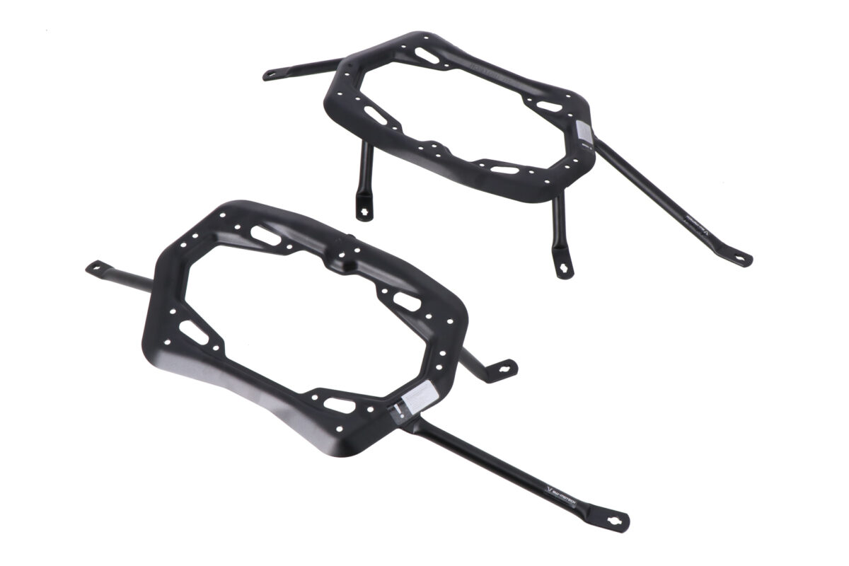PRO side carrier – Black. Ducati DesertX (22-) / Rally (23-).