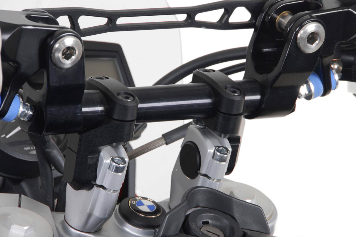 Vario bar back for Ø 28 mm handlebar – Up/back variable. Black.