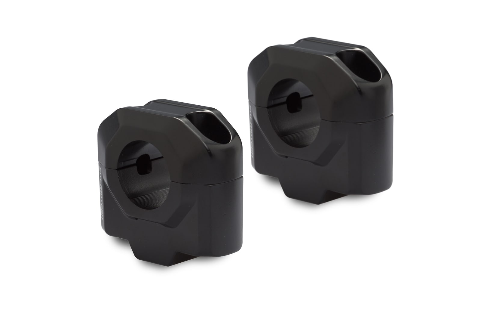 Bar riser for Ø 28 mm handlebar – H=30 mm. Black.