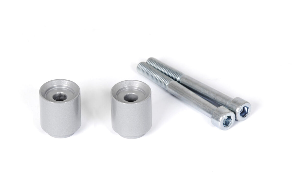 Bar riser – H=30 mm. Silver. BMW F700GS, F800GS/Adventure.