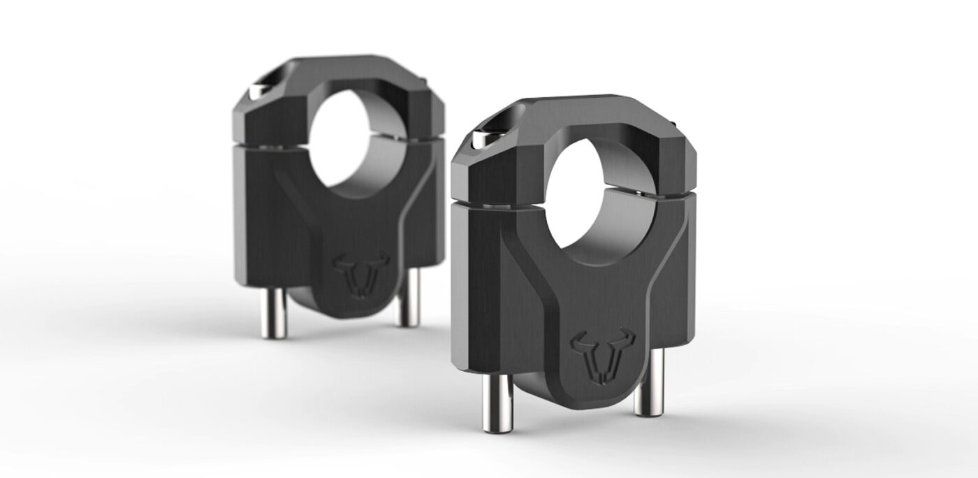 Bar riser – H=40 mm. Black. R1200GS (12-18), R1250GS (18-).