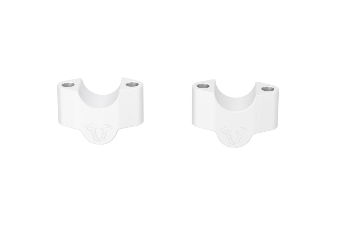 Bar riser – H=30 mm. Silver. Triumph Tiger 900 GT/Rally Pro.