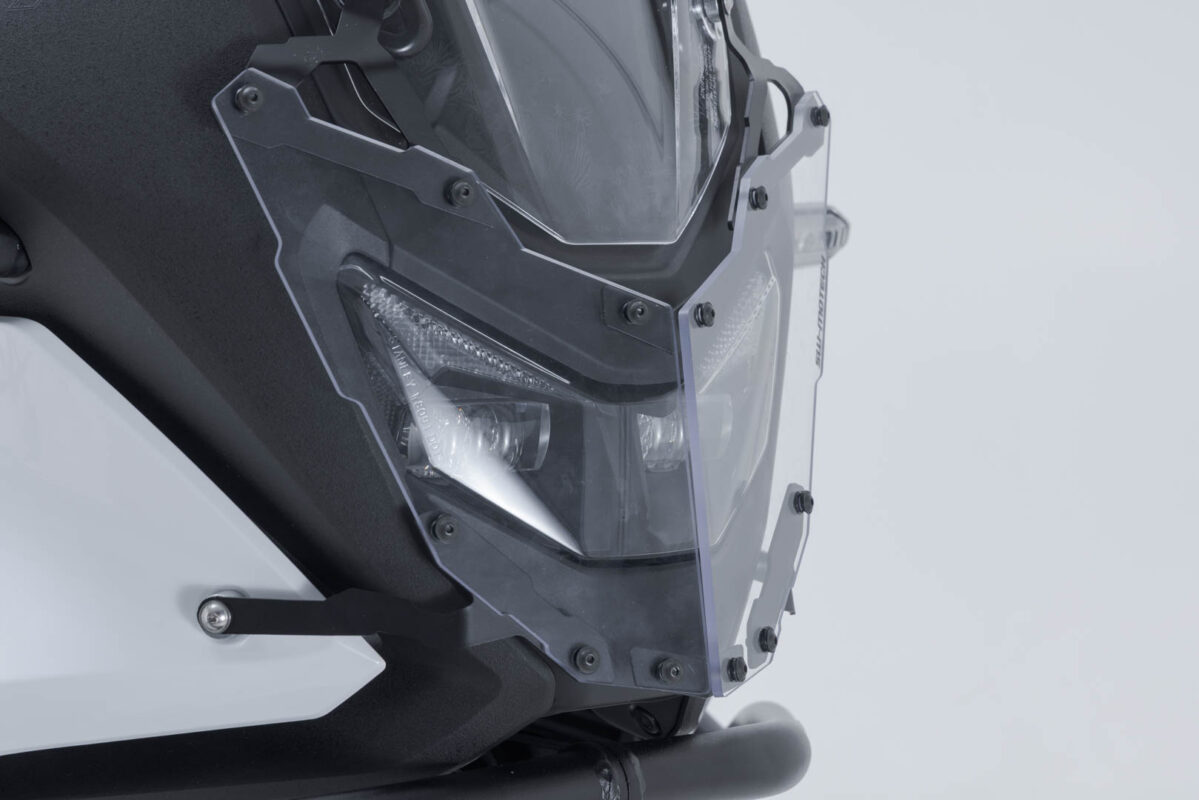Headlight guard – Bracket with cover. Honda XL750 Transalp (24-).
