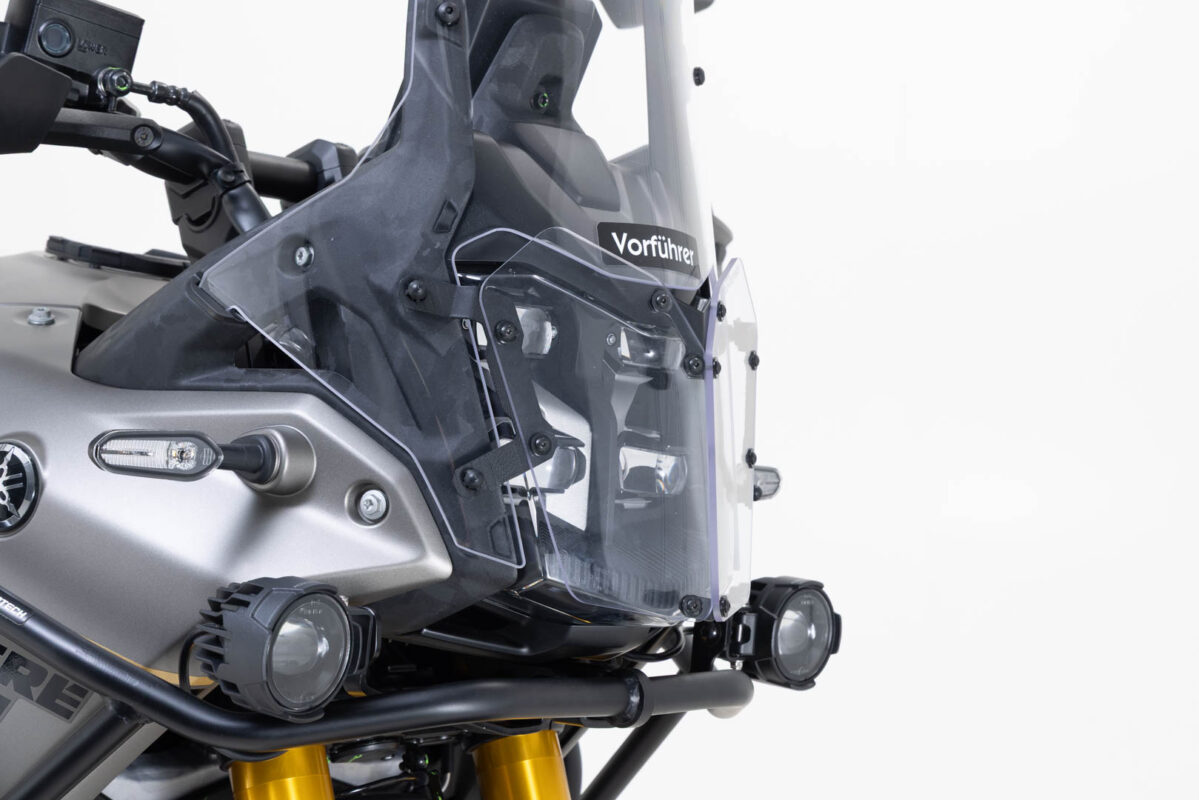 Headlight guard – Bracket with PVC panel. Yamaha Ténéré 700 (24-).