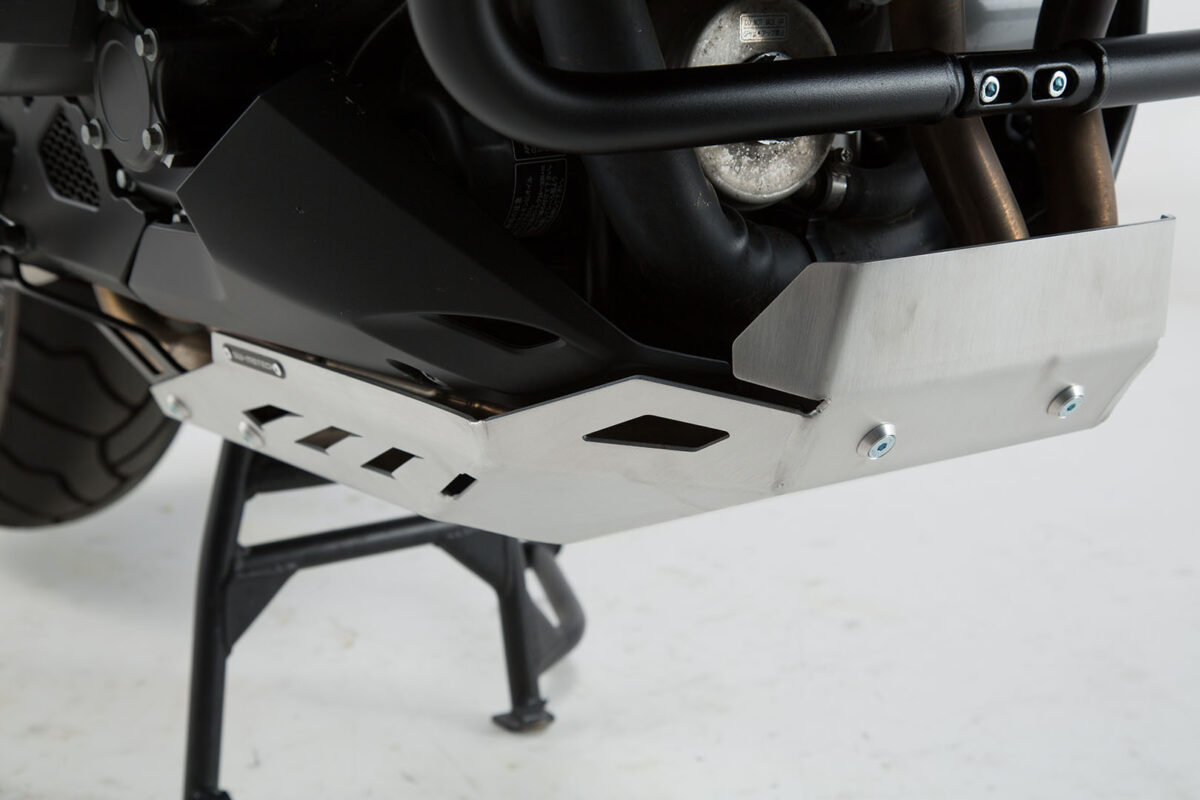Engine guard – Silver. Honda VFR1200X Crosstourer (11-).