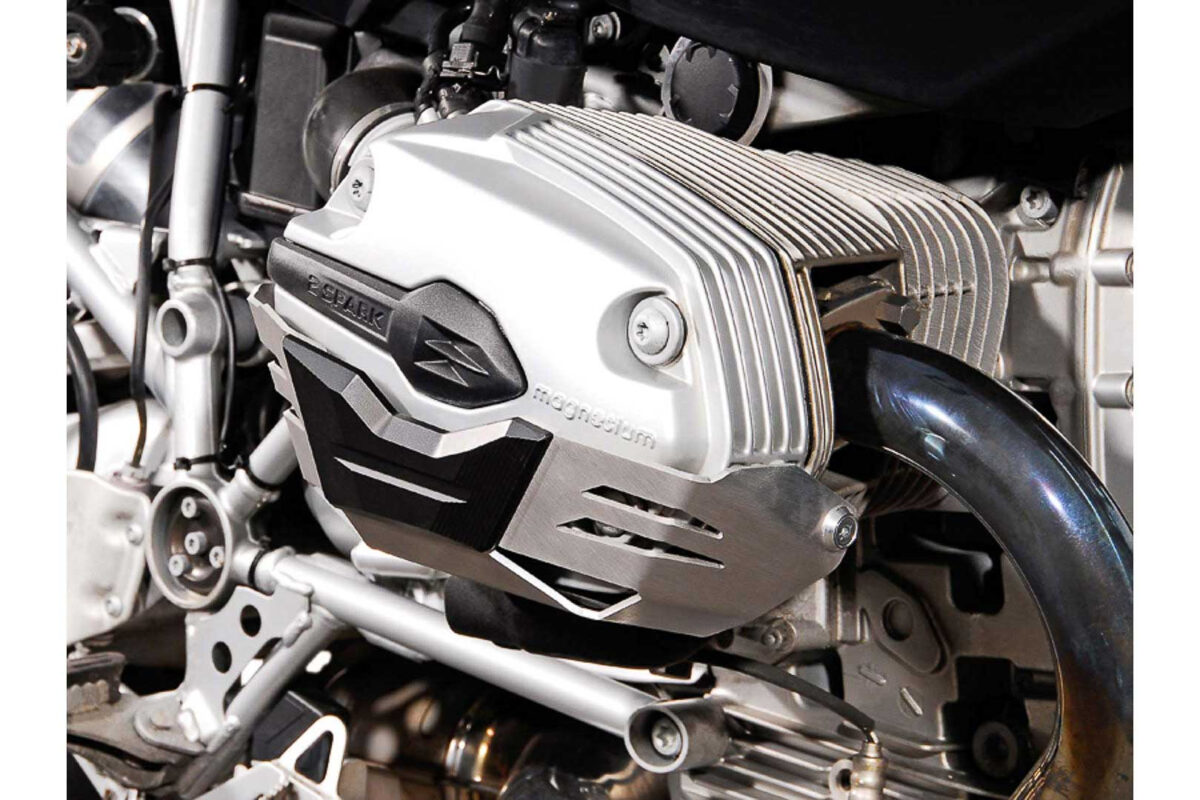 Cylinder guard – Silver. BMW R1200 R/ ST/ GS/ Adventure.