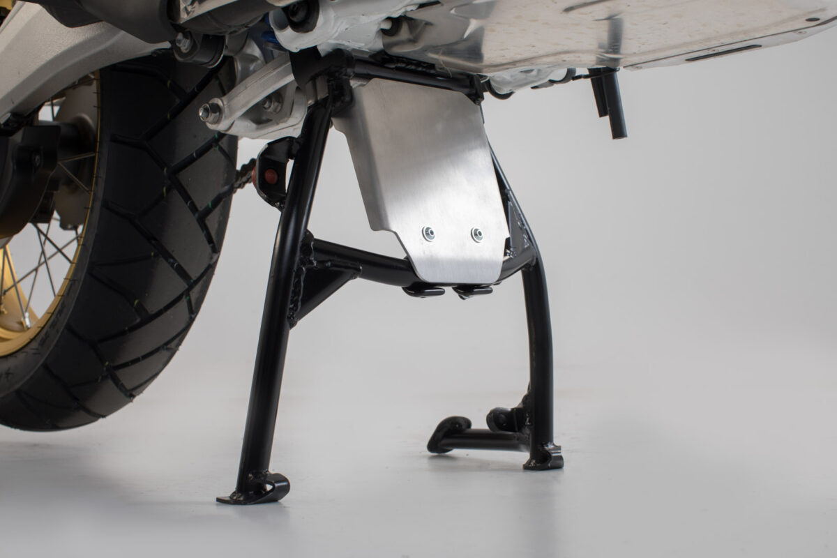 Engine guard extension for centerstand – Silver. Honda CRF1000L (15-) / CRF1100L (19-).