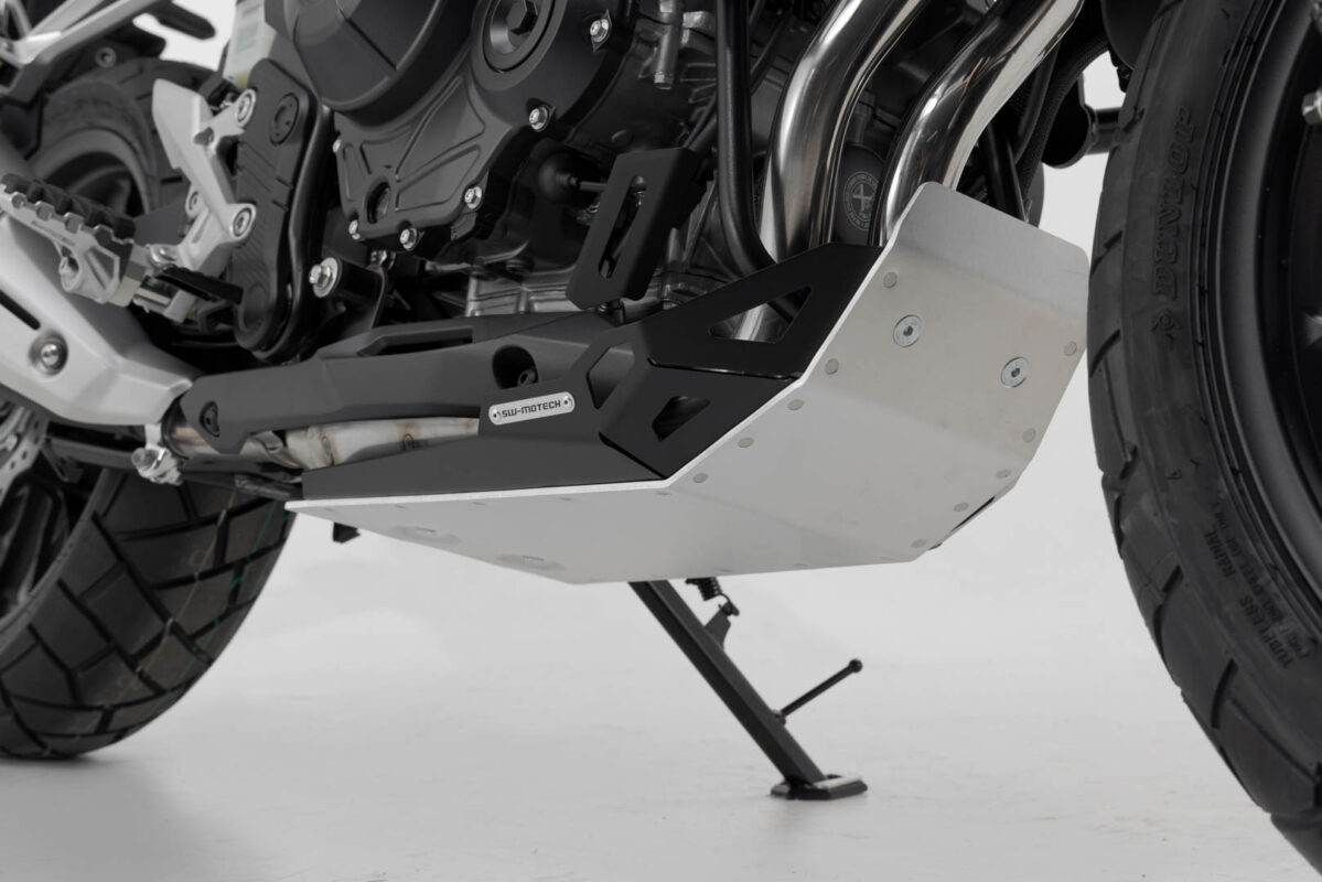 Engine guard – Black/Silver. Honda CB500X (18-), NX500 (23-).