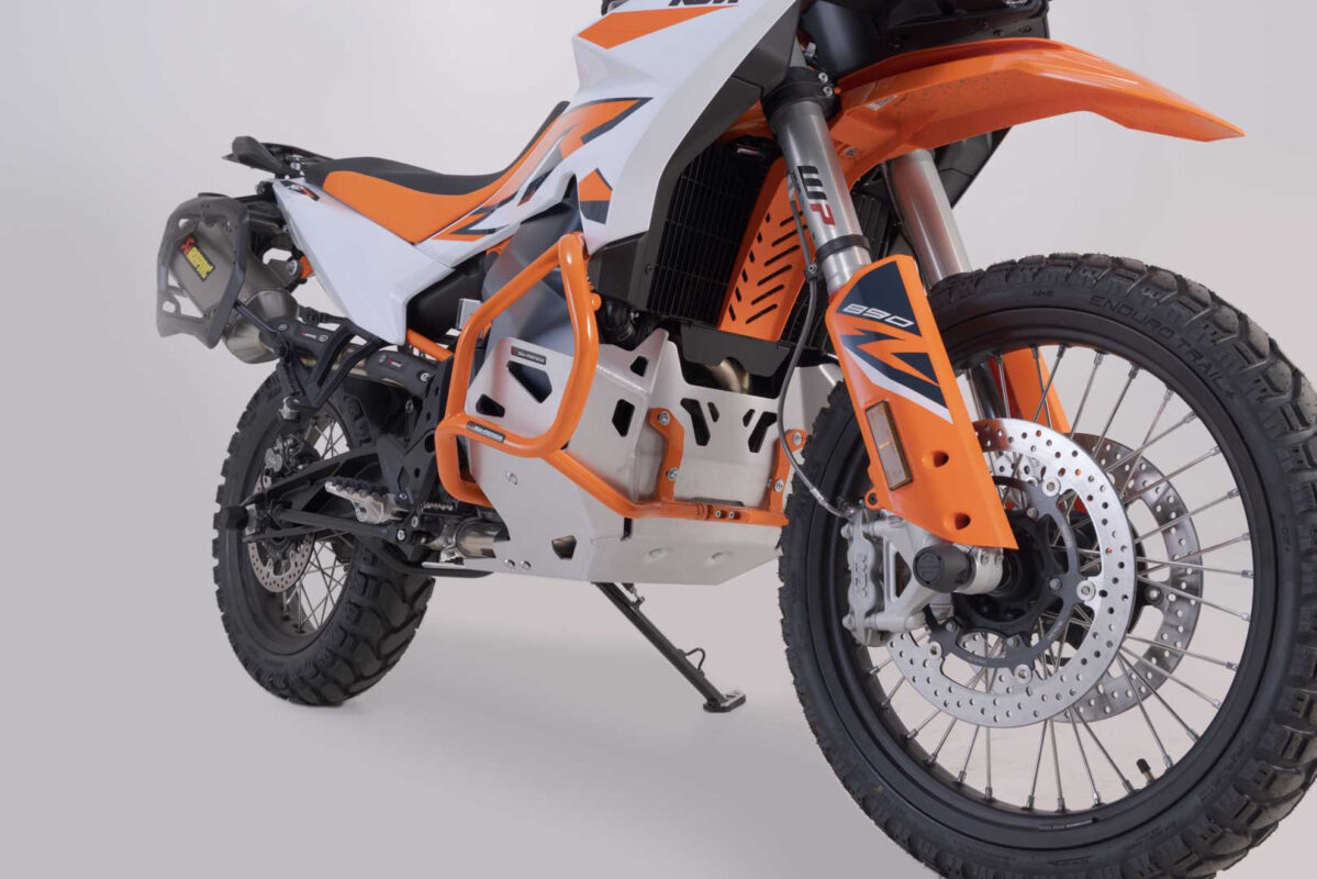 Engine guard – Silver. KTM 790 Adv/R, 890 Adv/R