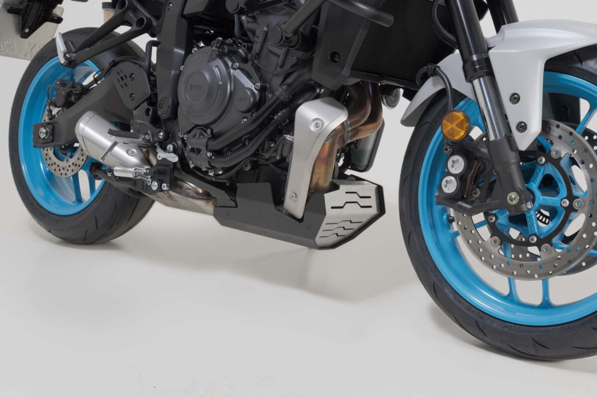Front spoiler – Black/silver. Yamaha MT-07 (24-).