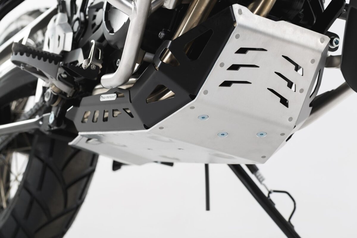 Engine guard – Black/Silver. BMW GS-models / Husqvarna Nuda 900.
