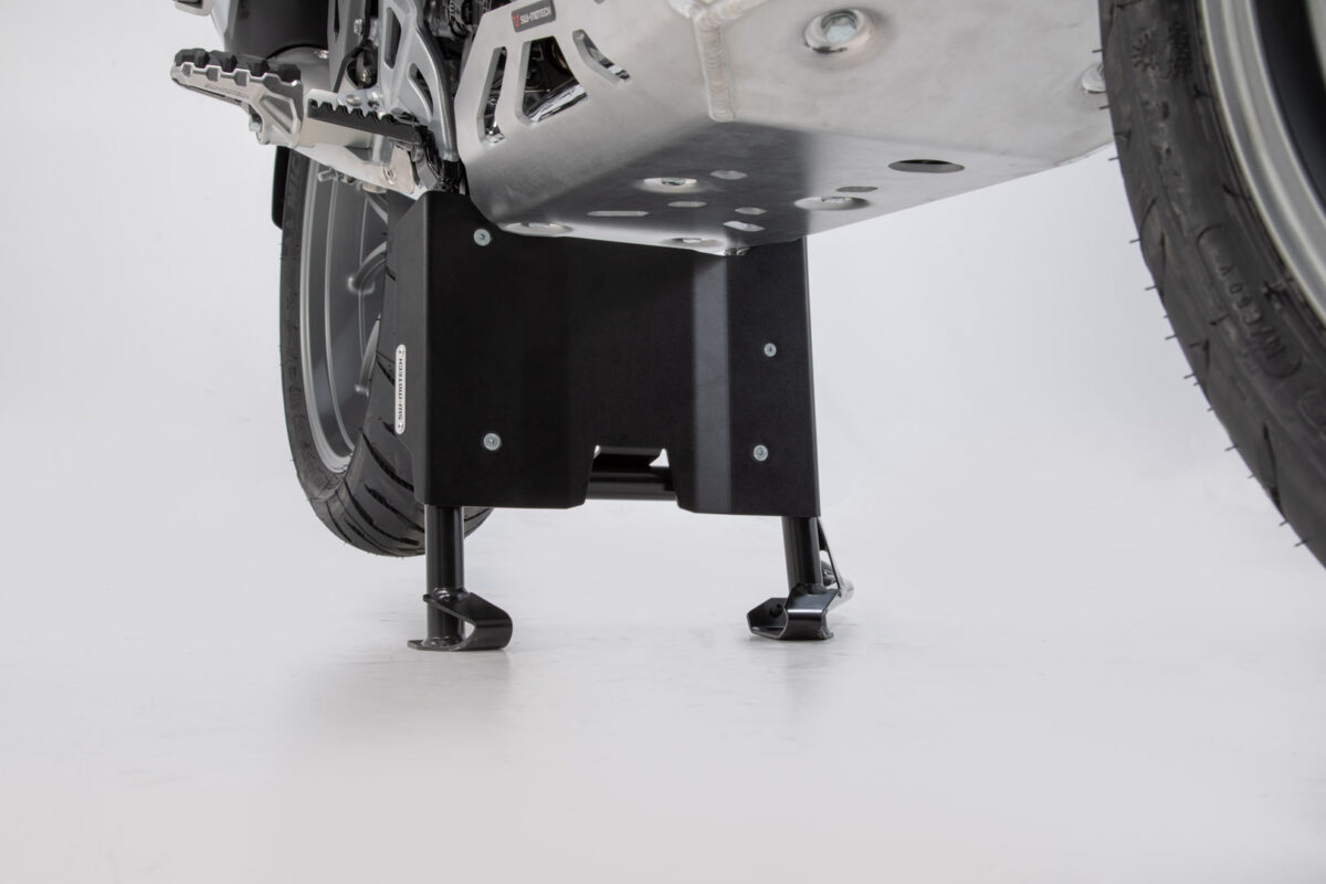 Engine guard extension for centerstand – Black. BMW R 1200 GS (12-18), R 1250 GS (18-).