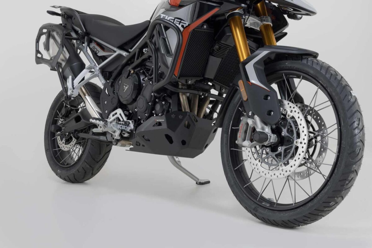 Engine guard – Black. Triumph Tiger 900 GT/Rally Pro (23-).