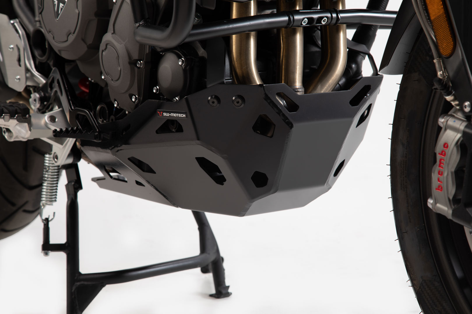Engine guard – Black. Tiger 900 models (19-23). Without OEM SBL.