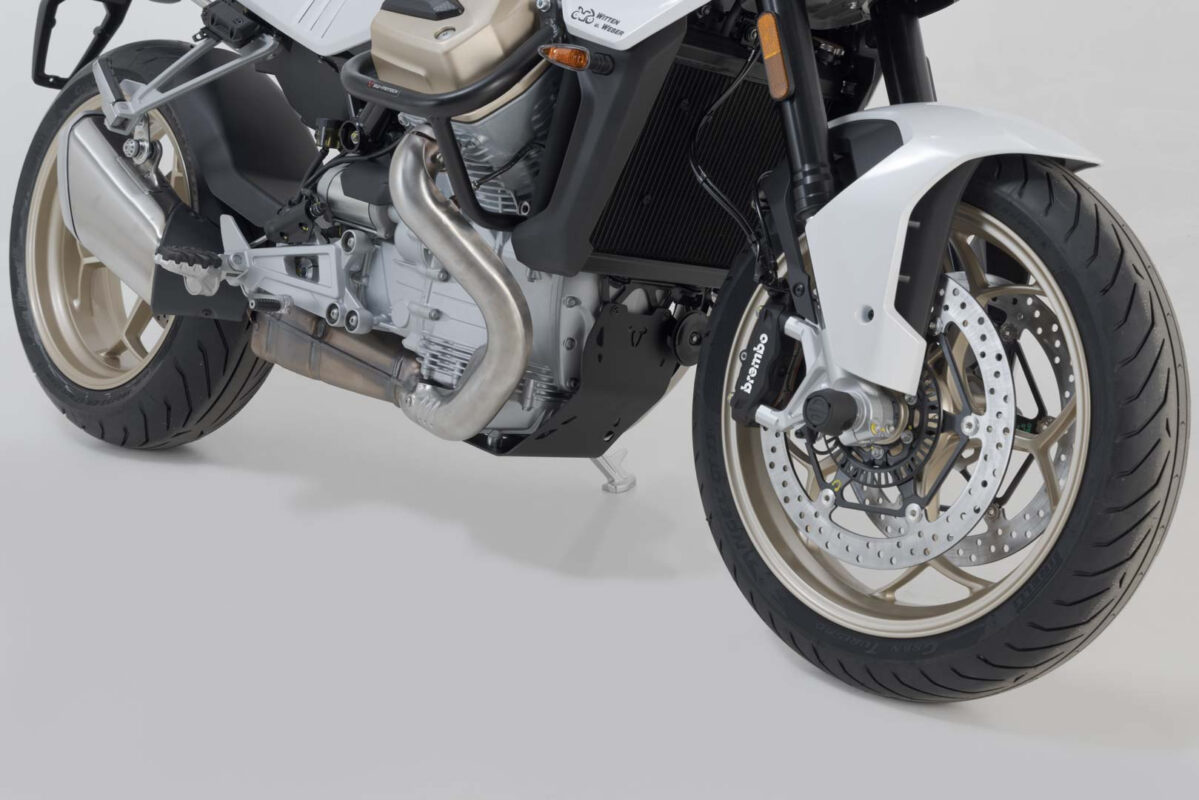 Engine guard – Black. Moto Guzzi V100 Mandello/S.