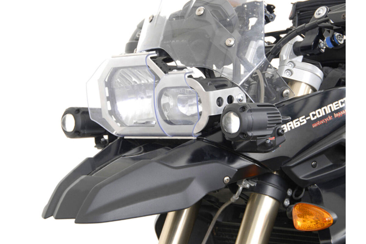 Light mounts – Black. BMW F 800 GS (08-12) / F 650 GS (07-11).