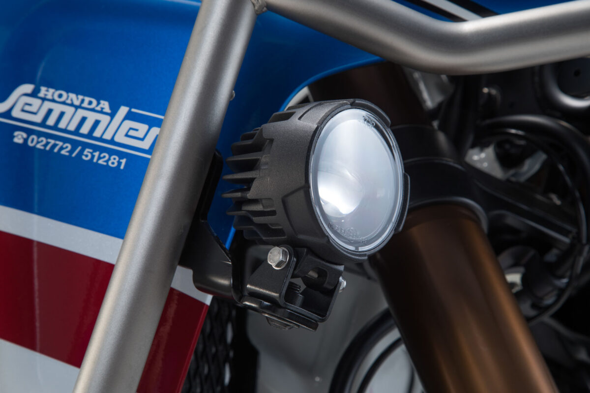 EVO high beam kit – Black. For Honda CRF1000L Adv Sports (18-).
