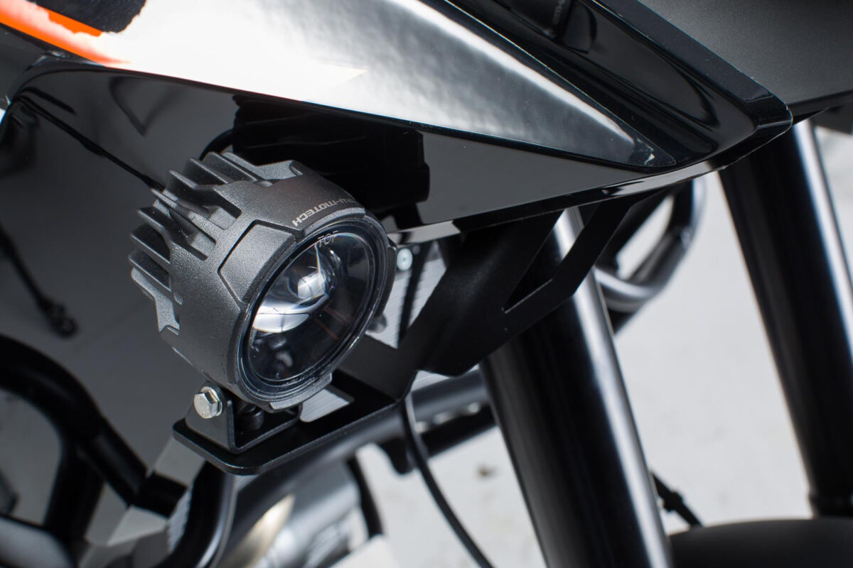 Light mounts – Black. KTM 1050/1090 Adv., 1190 Adv./R.