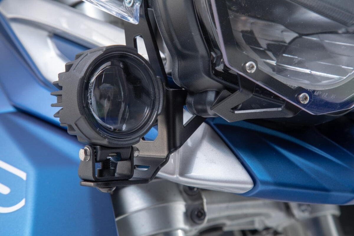 Light mounts – Black. Triumph Tiger 800 models (10-).