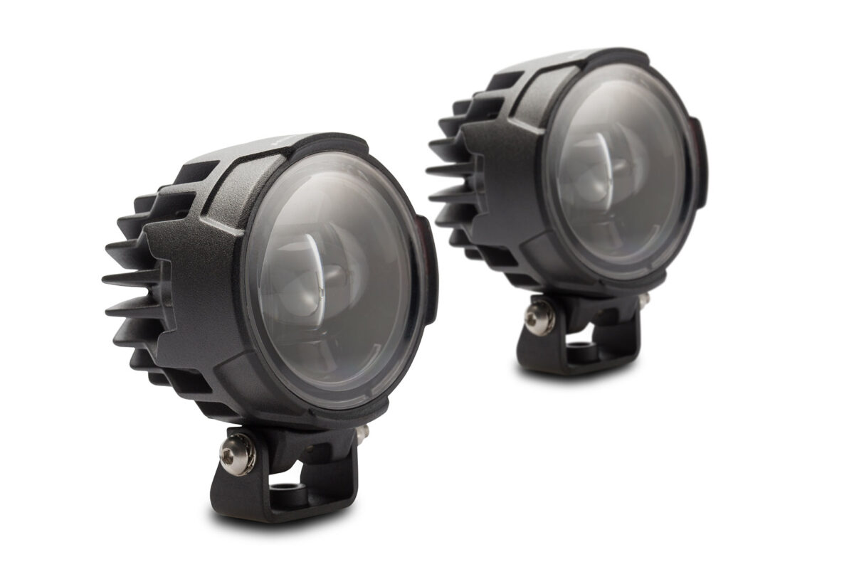 EVO high beam kit – Black. Triumph Tiger 800 models (10-).