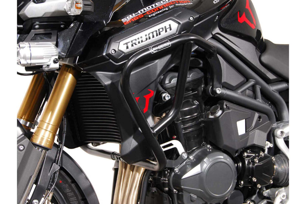 Crash bar – Black. Triumph Tiger 1200 Explorer (11-15).